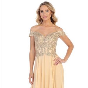 Champagne Bridesmaid Dress